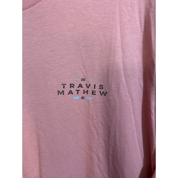 Travis Mathew Mens Graphic T-Shirt Large - Here For A Good Time - Huntington Bea - Picture 2 of 5